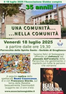 35 anni associazione Giobbe
